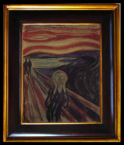 framed  Edvard Munch Whoop, TA091-3